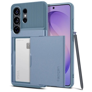 Husa pentru Samsung Galaxy S26 Ultra - Spigen Slim Armor CS - Light Blue