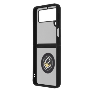 Husa pentru Samsung Galaxy Z Flip3 5G, SKYDDAR INNOVATION, Glinth cu Inel Rotativ 360° Magnetic, Negru, set cu sticker - Img 14