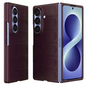 Husa pentru Samsung Galaxy Z Fold8 Ultra din Silicon Mat, Antisoc, set cu sticker, Magic Shield, Bordo