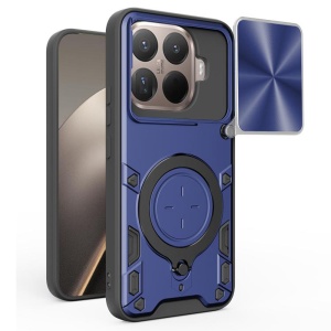 Husa pentru Xiaomi 15T Pro, SKYDDAR INNOVATION, CamGuard Pro, Inel Magnetic, Protectie Camera, set cu sticker, Albastru