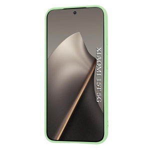 Husa pentru Xiaomi 15T, SKYDDAR INNOVATION, din Silicon Catifelat, SoftElegance, set cu sticker, Verde deschis - Img 2