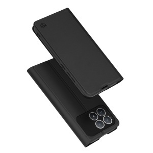 Husa pentru Xiaomi Poco F8 Pro, SKYDDAR INNOVATION, Magskin Book, tip Carte cu Portofel Interior, set cu sticker, Negru