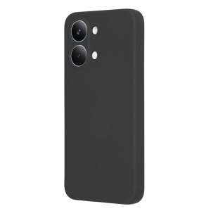 Husa pentru Xiaomi Poco X8 Pro Max din Silicon Catifelat, Antisoc, set cu sticker, SoftElegance, Negru - Img 3
