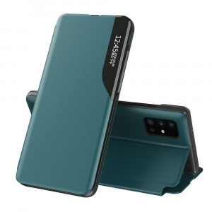 Husa pentru Xiaomi Redmi 13C 4G / Poco C65 tip carte, Skyddar Eco View Leather - Verde - Img 2