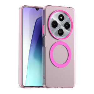 Husa pentru Xiaomi Redmi 14C / Poco C75, MagSafe, Antisoc, set cu sticker, CandyCase, Roz