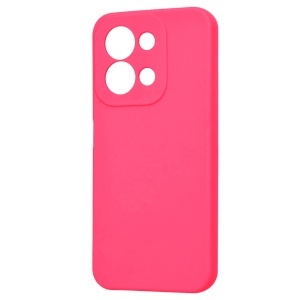 Husa pentru Xiaomi Redmi 15C 5G, SKYDDAR INNOVATION, din Silicon Catifelat, SoftElegance, set cu sticker, Fucsia - Img 4