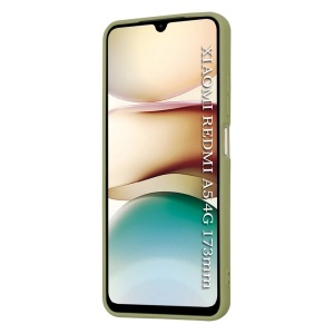 Husa pentru Xiaomi Redmi A5 4G (Standard), SKYDDAR INNOVATION, din Silicon Catifelat, SoftElegance, set cu sticker, Verde - Img 4