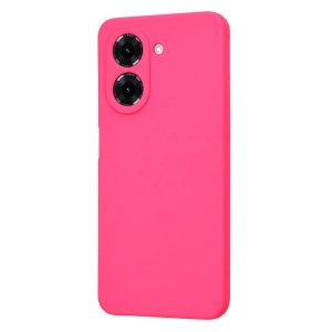 Husa pentru Xiaomi Redmi A5 4G (Standard), SKYDDAR INNOVATION, din Silicon Catifelat, SoftElegance, set cu sticker, Fucsia - Img 5