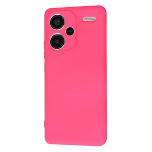 Husa pentru Xiaomi Redmi Note 13 Pro+ 5G din Silicon Catifelat, Protectie Premium, Skyddar SoftElegance - Fucsia - Img 4