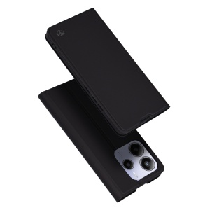 Husa pentru Xiaomi Redmi Note 14 5G, SKYDDAR INNOVATION, Magskin Book, tip Carte cu Portofel Interior, set cu sticker, Negru
