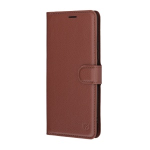 Husa pentru Xiaomi Redmi Note 15 4G / Redmi Note 15 5G / Poco M8 5G, SKYDDAR INNOVATION, Leather Folio tip Carte, cu Portofel Interior, Finisaje Premium, set cu sticker, Maro - Img 7