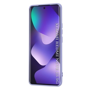 Husa pentru Xiaomi Redmi Note 15 4G / Redmi Note 15 5G / Poco M8 5G, SKYDDAR INNOVATION, din Silicon Catifelat, SoftElegance, set cu sticker, Violet - Img 2