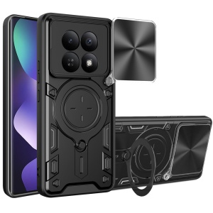 Husa pentru Xiaomi Redmi Note 15 4G / Redmi Note 15 5G, SKYDDAR INNOVATION, CamGuard Pro, Inel Magnetic, Protectie Camera, set cu sticker, Negru - Img 2
