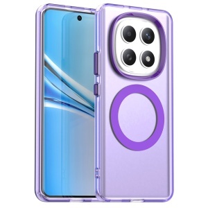 Husa pentru Xiaomi Redmi Note 15 5G / Poco M8 5G, MagSafe, Antisoc, set cu sticker, CandyCase, Mov