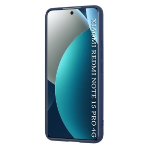 Husa pentru Xiaomi Redmi Note 15 Pro 4G, SKYDDAR INNOVATION, din Silicon Catifelat, SoftElegance, set cu sticker, Bleumarin - Img 2