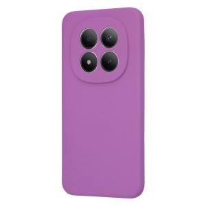 Husa pentru Xiaomi Redmi Note 15 Pro+ 5G / Poco M8 Pro 5G, SKYDDAR INNOVATION, din Silicon Catifelat, SoftElegance, set cu sticker, Mov - Img 3