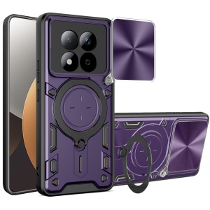 Husa pentru Xiaomi Redmi Note 15 Pro 5G, SKYDDAR INNOVATION, CamGuard Pro, Inel Magnetic, Protectie Camera, set cu sticker, Mov - Img 4