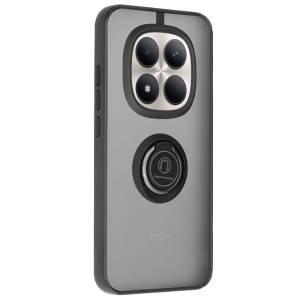 Husa pentru Xiaomi Redmi Note 15 Pro 5G, SKYDDAR INNOVATION, Glinth cu Inel Rotativ 360° Magnetic, set cu sticker, Negru  - Img 7