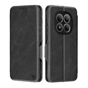Husa pentru Xiaomi Redmi Note 15 Pro 5G, SKYDDAR INNOVATION, Safe Wallet tip carte din Piele Ecologica, Suport Carduri, Inchidere Magnetica, set cu sticker, Negru