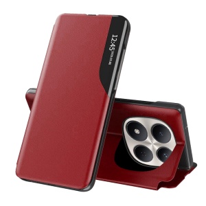 Husa pentru Xiaomi Redmi Note 15 Pro 5G, tip carte, set cu sticker, eFold, Rosu