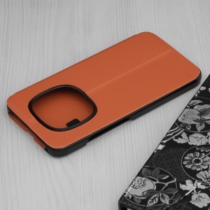 Husa pentru Xiaomi Redmi Note 15 Pro 5G, tip carte, set cu sticker, eFold, Portocaliu - Img 5