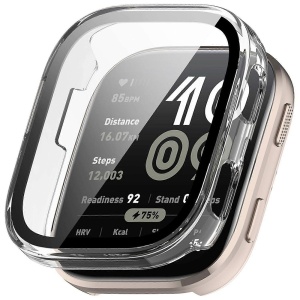 Husa protectie Smartwatch Amazfit Bip 6, SKYDDAR INNOVATION, Defense360 Pro + Screen Protector, AntiSoc, set cu sticker, Transparenta