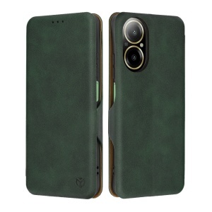 Husa Realme C67 4G tip carte magnetica, Techsuit Safe Wallet - Verde
