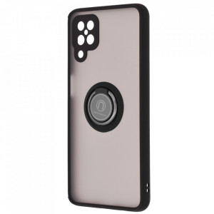 Husă Samsung Galaxy A12 / A12 Nacho SKYDDAR Glinth+ cu Inel Rotativ 360°, Compatibilitate Magnetică, Absorbție Șocuri, Design Subțire și Elegant - Negru - Img 9