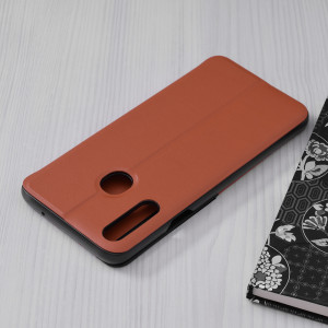 Husa Samsung Galaxy A20s tip carte, Techsuit eFold - Portocaliu - Img 6