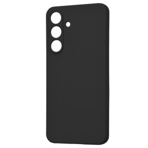 Husa Samsung Galaxy S25 FE din Silicon Catifelat, SoftElegance, set cu sticker, Negru - Img 4