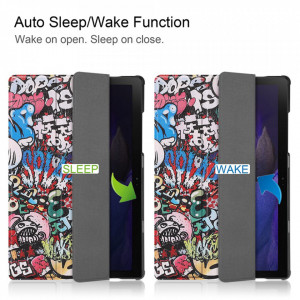 Husa Samsung Galaxy Tab A8 10.5 inch SM-X200/SM-X205, Techsuit FoldPro - Urban Vibe - Img 5