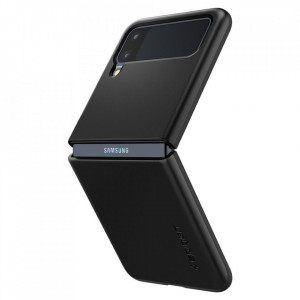 Husa Samsung Galaxy Z Flip 3 5G, Thin Fit Spigen - Negru - Img 1