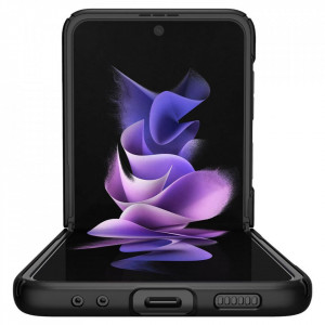 Husa Samsung Galaxy Z Flip3 5G, Spigen AirSkin - Negru - Img 7