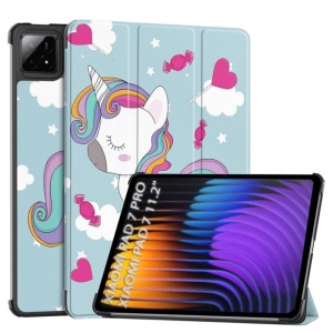 Husa tableta pentru Xiaomi Pad 7 / 7 Pro cu suport Multi-Unghi și functie Sleep/Wake, SKYDDAR FoldVision - Unicorn