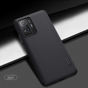 Husa Xiaomi 11T / 11T Pro, Nillkin Super Frosted Shield - Negru - Img 5