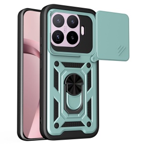 Husa Xiaomi 17T, protectie camere, Inel magnetic, set cu sticker, CamShield, Verde