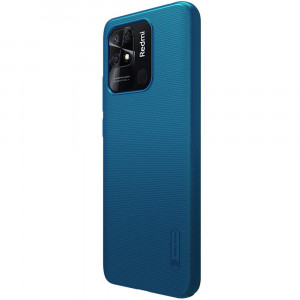 Husa Xiaomi Redmi 10C, Nillkin Super Frosted Shield - Albastru - Img 5