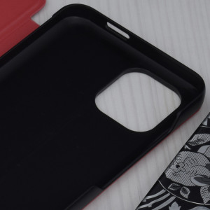 Husa Xiaomi Redmi A1 tip carte, Techsuit eFold - Rosu - Img 2