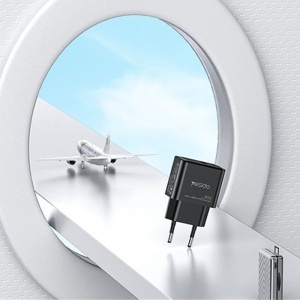 Incarcator de priza, Dual Port USB-C si USB-A, GaN Technology, PD 30W, Yesido, Alb - Img 4