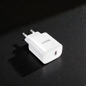 Incarcator de priza, USB-C, Power Delivery 20W, ABS, Yesido, Alb - Img 2