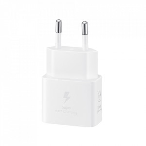 Incarcator priza fast charge 25W, Type-C, Original Samsung (EP-T2510NWEGEU) - Alb - Img 4