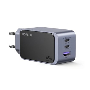 Incarcator USB, Type-C, GaN, 65W, 3A, Ugreen Nexode Air X553 - Gri