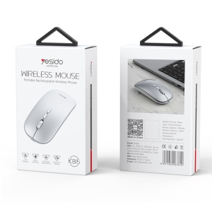 Mouse wireless, 2.4G, 1600 DPI, Ergonomic, Yesido, Negru - Img 13