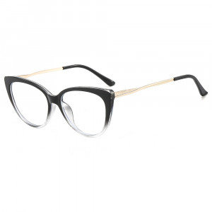 Ochelari calculator dama protectie lumina albastra, Techsuit (F5018-C7) - Transparent Black