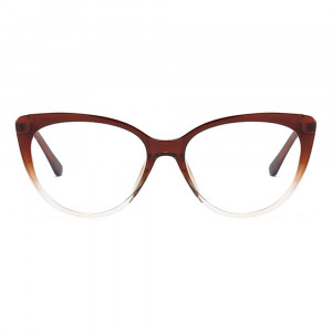 Ochelari calculator dama protectie lumina albastra, Techsuit (F5018-C9) - Transparent Red - Img 2