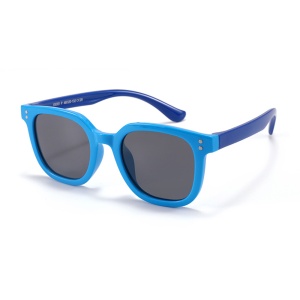 Ochelari de soare copii 3-12 Ani, Protectie UV, Skyddar Kido 8351 - Albastru inchis