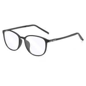 Ochelari Protectie Blue Light Unisex/Femei, SKYDDAR INNOVATION, Rame Metalice, F2822, Design Modern, set cu sticker, Negru