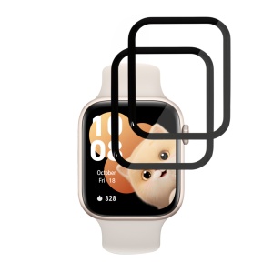 [Pachet 2x] Folie pentru Honor Watch 5, protectie zgarieturi, set cu sticker, Nano Flex, Negru