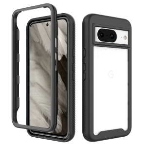 [Pachet 360°] Husa + Folie Google Pixel 8 anti soc, Techsuit Defense - Negru