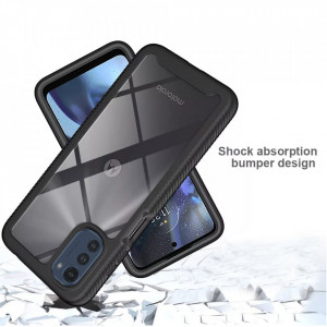 [Pachet 360°] Husa + Folie Motorola Moto E32, Techsuit Defense - Negru - Img 5